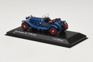 Alfa Romeo 6C 1750 G.S. Albastru Minichamps 1:43 400120431 Metal - imaginea 3 din 5