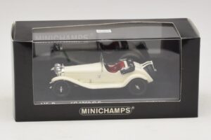 Alfa Romeo 6C 1750 G.S. Alb Minichamps 1:43 400120430 Metal - imaginea 5 din 5