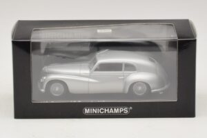 Alfa Romeo 6C 2500 Freccia d'Oro Argintiu Minichamps 1:43 400120480 Metal - imaginea 5 din 5