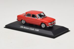 Alfa Romeo Giulia 1600 Roșu Maxichamps 1:43 940120901 Metal - imaginea 3 din 5