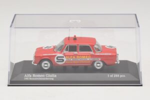 Alfa Romeo Giulia ONS Rennstreckensicherung 1973 Minichamps 1:43 400120994 Metal - imaginea 4 din 5