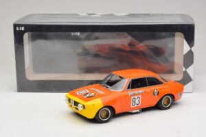 Alfa Romeo GTA 1300 Junior #83 Jagermeister R. Maschke DRM 1972 Minichamps 1:18 155721283 Metal - imaginea 6 din 6