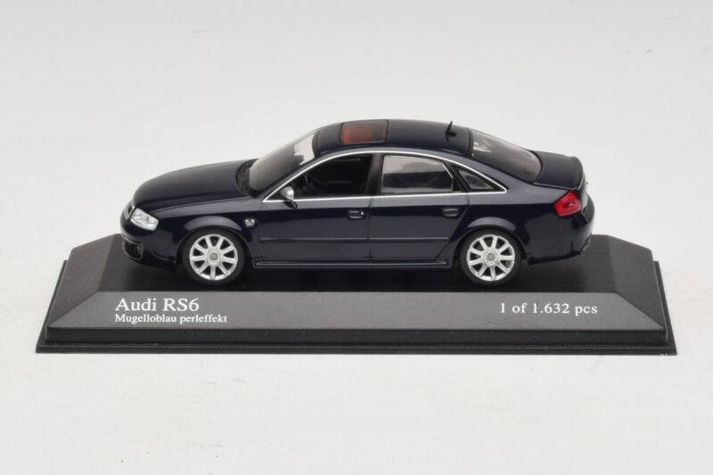 Audi RS6 C5 Albastru Metalizat Minichamps 1:43 Audi RS6 C5 Albastru Metalizat Minichamps 1:43 400011702 Metal