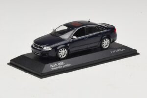 Audi RS6 C5 Albastru Metalizat Minichamps 1:43 400011702 Metal - imaginea 2 din 5