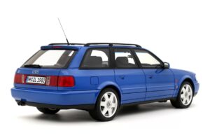Audi S6 Plus C4 Avant Nogaro Blue Pearl Otto 1:18 OT1234 Rășină - imaginea 2 din 5