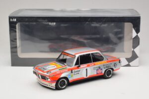 BMW 2002 Ti #1 Team Leru S. Manhalter 1000km Osterreichring Winner 1974 Minichamps 1:18 155742601 Metal - imaginea 6 din 6