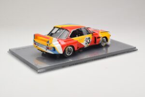 BMW 3.0 CSL Art Car Alexander Calder #51 H. Poulain / S. Posey / J. Guichet 24 Hours of Le Mans 1975 Minichamps 1:18 80430150 - imaginea 2 din 7