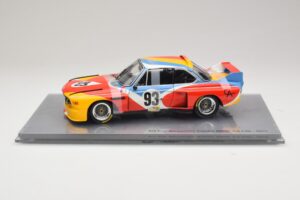 BMW 3.0 CSL Art Car Alexander Calder #51 H. Poulain / S. Posey / J. Guichet 24 Hours of Le Mans 1975 Minichamps 1:18 80430150 - imaginea 3 din 7