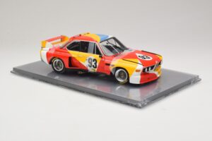 BMW 3.0 CSL Art Car Alexander Calder #51 H. Poulain / S. Posey / J. Guichet 24 Hours of Le Mans 1975 Minichamps 1:18 80430150 - imaginea 4 din 7