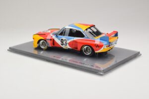 BMW 3.0 CSL Art Car Alexander Calder #51 H. Poulain / S. Posey / J. Guichet 24 Hours of Le Mans 1975 Minichamps 1:18 80430150 - imaginea 5 din 7