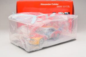 BMW 3.0 CSL Art Car Alexander Calder #51 H. Poulain / S. Posey / J. Guichet 24 Hours of Le Mans 1975 Minichamps 1:18 80430150 - imaginea 6 din 7