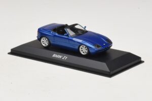 BMW Z1 E30 Albastru Metalizat Maxichamps 1:43 940020101 Metal - imaginea 3 din 5