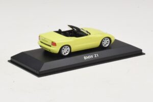 BMW Z1 E30 Galben Maxichamps 1:43 940020100 Metal - imaginea 2 din 5