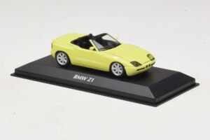 BMW Z1 E30 Galben Maxichamps 1:43 940020100 Metal - imaginea 3 din 5