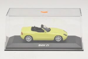 BMW Z1 E30 Galben Maxichamps 1:43 940020100 Metal - imaginea 4 din 5