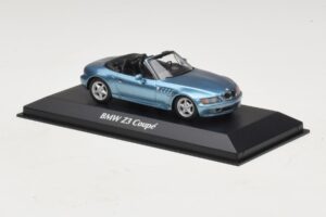 BMW Z3 Albastru Maxichamps 1:43 940024331 Metal - imaginea 3 din 5