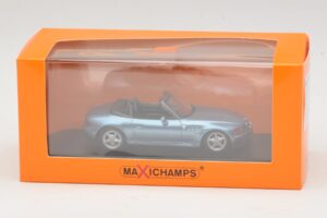 BMW Z3 Albastru Maxichamps 1:43 940024331 Metal - imaginea 5 din 5
