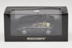 BMW Z4 E85 Negru Metalizat Cutie De Înlocuire Minichamps 1:43 80420144055-R1 Metal - imaginea 5 din 5