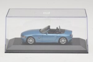 BMW Z4 E85 Albastru Deschis Metalizat Cutie De Înlocuire Minichamps 1:43 80420144054-R1 Metal - imaginea 4 din 5