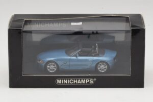 BMW Z4 E85 Albastru Deschis Metalizat Cutie De Înlocuire Minichamps 1:43 80420144054-R1 Metal - imaginea 5 din 5