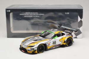 BMW Z4 GT3 #46 M. Palttala / L. Luhr 24 Hours of Spa Winner 2015 Minichamps 1:18 151152346 Metal - imaginea 6 din 6