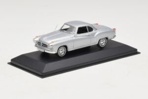 Borgward Isabella Coupe Argintiu Minichamps 1:43 400096031 Metal - imaginea 2 din 5