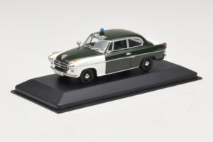 Borgward Isabella Polizei Frankfurt Minichamps 1:43 400096090 Metal - imaginea 2 din 5
