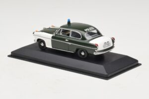 Borgward Isabella Polizei Frankfurt Minichamps 1:43 400096090 Metal - imaginea 3 din 5