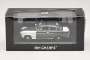 Borgward Isabella Polizei Frankfurt Minichamps 1:43 400096090 Metal - imaginea 5 din 5