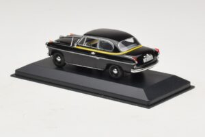 Borgward Isabella Taxi Negru Minichamps 1:43 400096095 Metal - imaginea 3 din 5