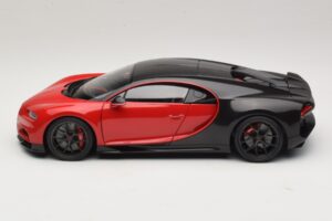 Bugatti Chiron Sport Italian Red & Carbon AUTOart 1:18 70996 Compozit - imaginea 4 din 8