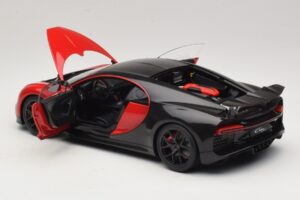 Bugatti Chiron Sport Italian Red & Carbon AUTOart 1:18 70996 Compozit - imaginea 5 din 8