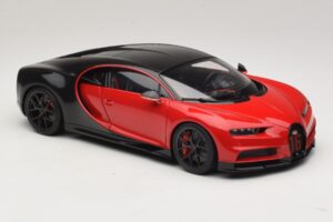 Bugatti Chiron Sport Italian Red & Carbon AUTOart 1:18 70996 Compozit - imaginea 6 din 8