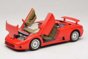 Bugatti EB110 Roșu Bburago 1:18 3055-P1 Metal - imaginea 2 din 8