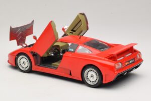 Bugatti EB110 Roșu Bburago 1:18 3055-P1 Metal - imaginea 5 din 8