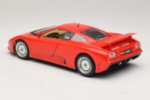 Bugatti EB110 Roșu Bburago 1:18 3055-P1 Metal - imaginea 7 din 8