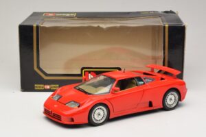 Bugatti EB110 Roșu Bburago 1:18 3055-P1 Metal - imaginea 8 din 8