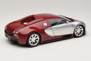 Bugatti Veyron Centenaire Edition Chrome Red Minichamps 1:18 100110851 Metal - imaginea 3 din 8