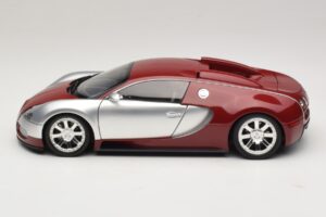 Bugatti Veyron Centenaire Edition Chrome Red Minichamps 1:18 100110851 Metal - imaginea 4 din 8