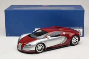 Bugatti Veyron Centenaire Edition Chrome Red Minichamps 1:18 100110851 Metal - imaginea 8 din 8