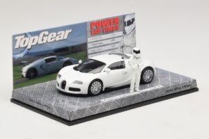 Bugatti Veyron Alb Top Gear Ediție Minichamps 1:43 519431100 Metal - imaginea 2 din 5