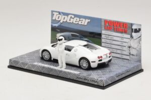 Bugatti Veyron Alb Top Gear Ediție Minichamps 1:43 519431100 Metal - imaginea 3 din 5