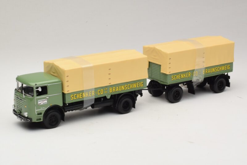 Bussing LU 11/16 Remorcă Platformă Schenker Minichamps 1:43 499073924 Metal