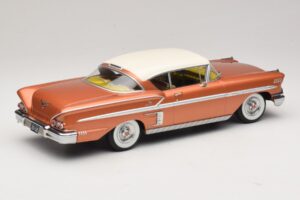 Chevrolet Bel Air Impala Coupe Aramiu & Crem KK-Scale 1:18 KKDC181591 Metal - imaginea 2 din 6