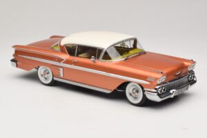 Chevrolet Bel Air Impala Coupe Aramiu & Crem KK-Scale 1:18 KKDC181591 Metal - imaginea 4 din 6