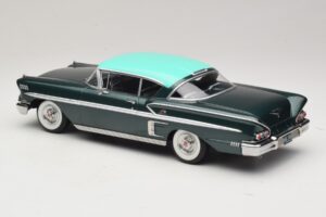 Chevrolet Bel Air Impala Coupe Verde Închis Metalizat & Verde KK-Scale 1:18 KKDC181594 Metal - imaginea 5 din 6