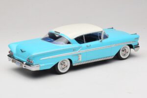 Chevrolet Bel Air Impala Coupe Turcoaz & Crem KK-Scale 1:18 KKDC181593 Metal - imaginea 2 din 6