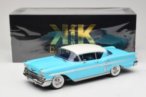 Chevrolet Bel Air Impala Coupe Turcoaz & Crem KK-Scale 1:18 KKDC181593 Metal - imaginea 6 din 6