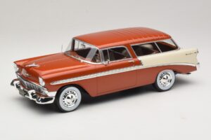 Chevrolet Bel Air Nomad Maro Metalizat & Crem KK-Scale 1:18 Chevrolet Bel Air Nomad Maro Metalizat & Crem KK-Scale 1:18 KKDC181294 Metal