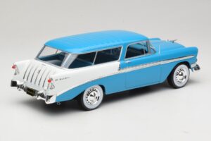 Chevrolet Bel Air Nomad Turcoaz & Alb KK-Scale 1:18 KKDC181292 Metal - imaginea 2 din 6